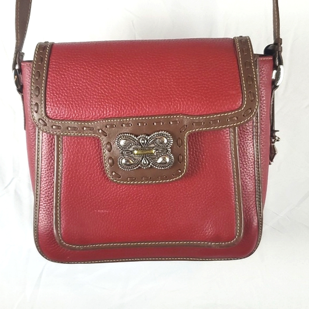 Madison‎ Ridge Red Leather Bag - Picture 2 of 15